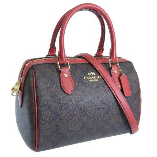 COACH コーチ ROWAN SATCHEL ローアン サッチェル シグネチャー ハンド バッグ 斜めがけ ショルダー バッグ 2WAY バッグ