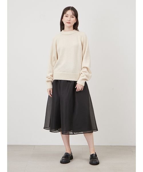 シャギーニットボリュームスカートコーデ SET 予めご了承ください 総丈 ウエスト 裾幅