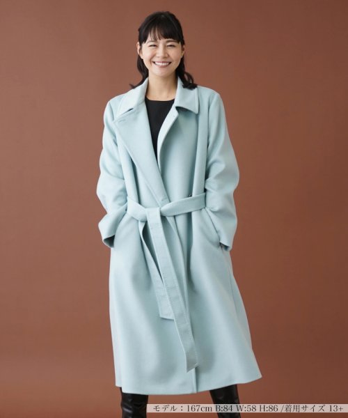 カシミヤロングコート 