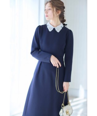 tocco closet/２ＷＡＹビジュー×レース襟付きダンボールワンピース/505790901