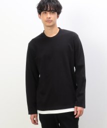 COMME CA ISM MENS(コムサイズム（メンズ）)/エッセンシャルコットン Ｔシャツ/ブラック