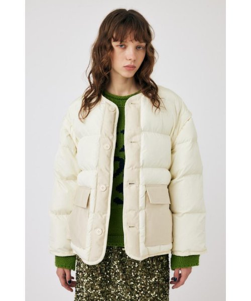 moussy(マウジー)/MILITARY LAYERED PUFFER ジャケット/IVOY3