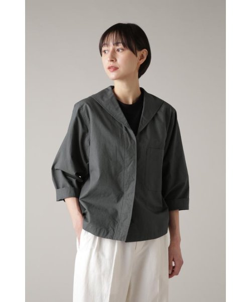 MHL.(エムエイチエル)/CRISP COTTON LINEN/CHARCOAL3