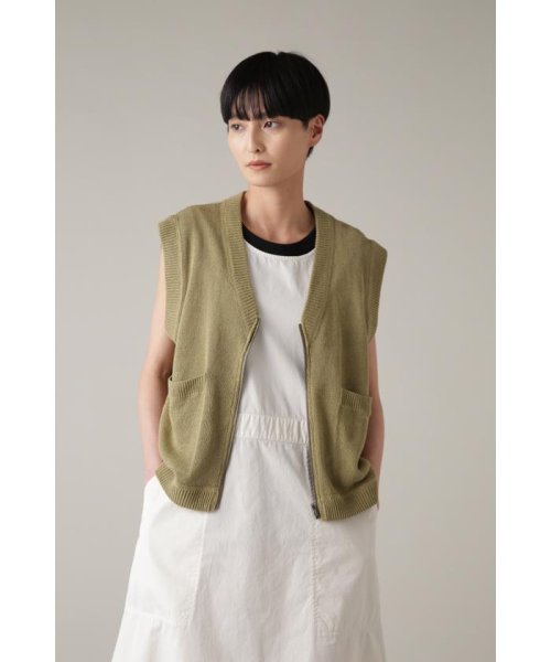 MHL.(エムエイチエル)/DRY COTTON LINEN/OLIVE1