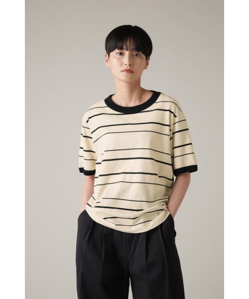 MHL.(エムエイチエル)/COTTON LINEN STRIPE JERSEY/NATURAL2