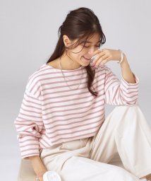 SHOO・LA・RUE(シューラルー)/【洗える】ロングシーズン活躍 ベーシックロンT/ピンク（372）