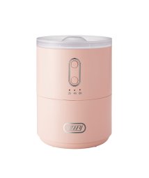 Toffy(トフィー)/【日本正規品】 トフィー 加湿器 卓上 Toffy 水滴 小型 タイマー付き LEDライト 超音波振動方式 ラドンナ ふわふわリング加湿器 HF11/ピンク