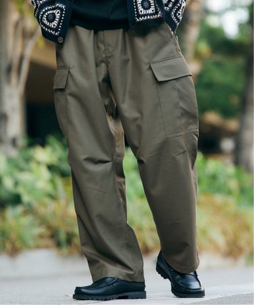 417 EDIFICE(フォーワンセブン　エディフィス)/M－51 EASY PANTS / ミリタリーカーゴパンツ/カーキ