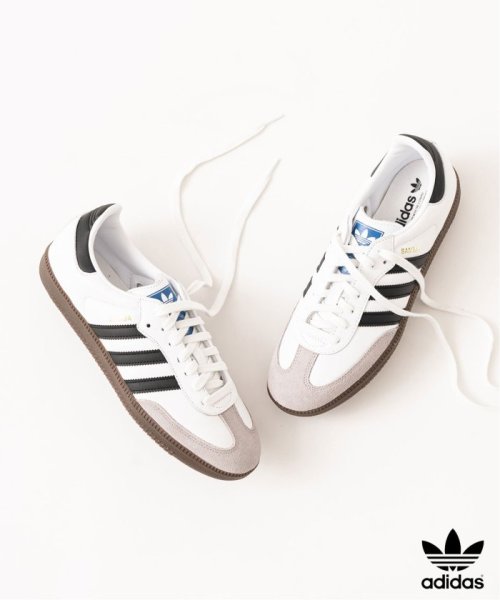 417 EDIFICE(フォーワンセブン　エディフィス)/”WEB限定”ADIDAS SAMBA OG  B75806/B75807/ホワイト