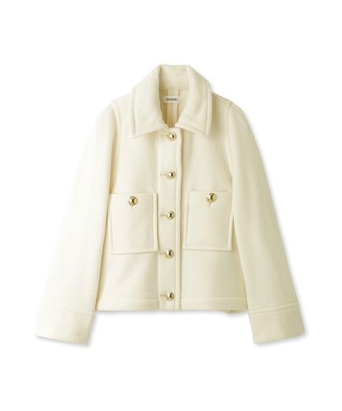 ミドルジャケットコート 予めご了承ください