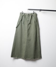 ar/mg(エーアールエムジー)/【Kt】【5195016】【CIMARRON JEANS】LONG SKIRT/グリーン