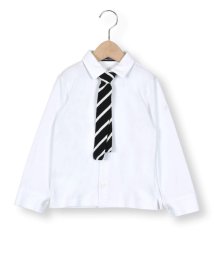 BeBe/ニットタイ付きスムースシャツ(90~130cm)/505782241