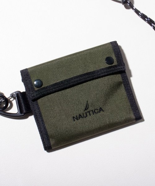 GLOSTER(GLOSTER)/【NAUTICA/ノーティカ】ミニ財布 ミニウォレット Necklace Wallet/オリーブ