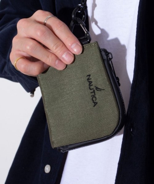 GLOSTER(GLOSTER)/【NAUTICA/ノーティカ】LF財布 ミニウォレット Necklace L Fastener Wallet/オリーブ