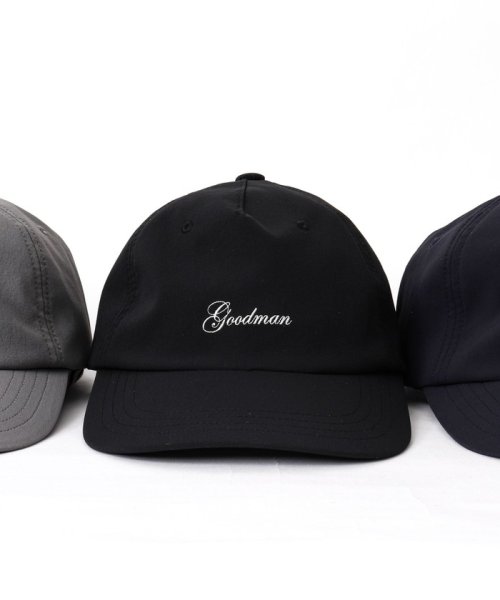 NOLLEY’S goodman(ノーリーズグッドマン)/4WAY STRETCH goodman CAP 撥水加工 ストレッチキャップ/ブラック