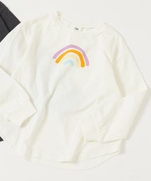 devirock/デビラボ ガールズ プリント長袖Tシャツ 子供服 キッズ 女の子 トップス 長袖Tシャツ ロンT 綿100% 吸汗/505801344