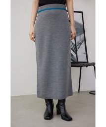 AZUL by moussy/配色ニットスカート/505802860