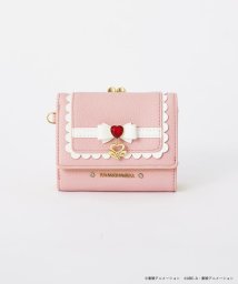 SAMANTHAVEGA(サマンサベガ)/『ふたりはプリキュアMax Heart』コレクション「キュアブラック」折財布/ピンク