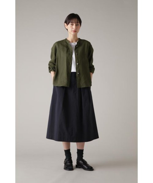 MARGARET HOWELL(マーガレット・ハウエル)/【セットアップ対応商品】MATT COTTON SILK POPLIN/DARKNAVY1