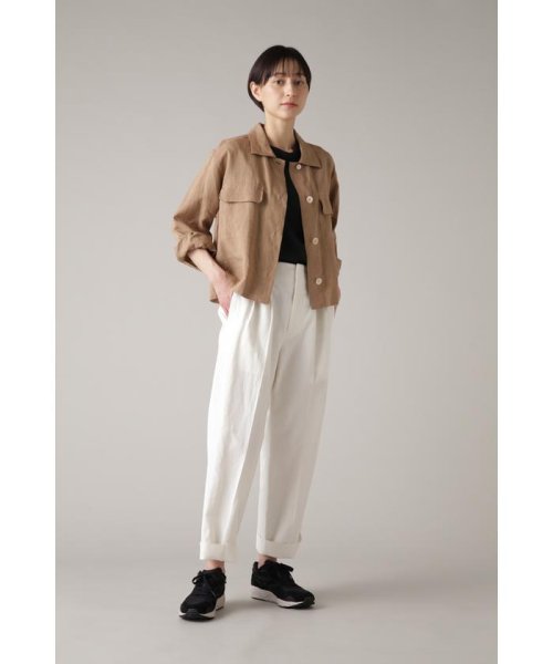 MARGARET HOWELL(マーガレット・ハウエル)/LINEN COTTON TWILL/WHITE