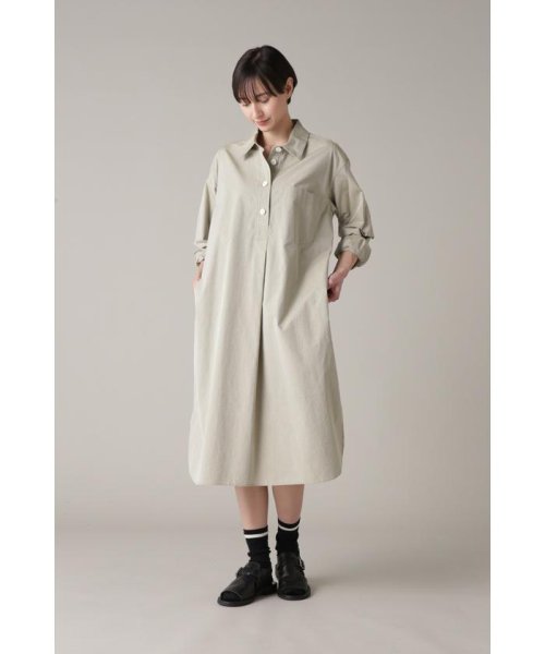 MARGARET HOWELL(マーガレット・ハウエル)/WASHED COTTON POPLIN/OLIVE1