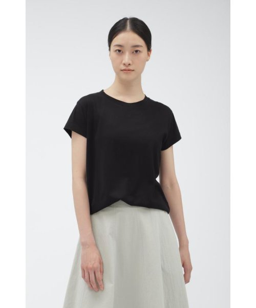 MARGARET HOWELL(マーガレット・ハウエル)/PLAIN COTTON JERSEY/BLACK