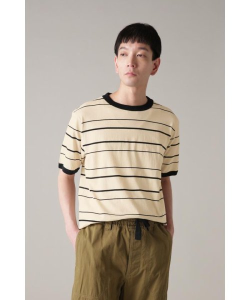 MHL.(エムエイチエル)/COTTON LINEN STRIPE JERSEY/NATURAL2