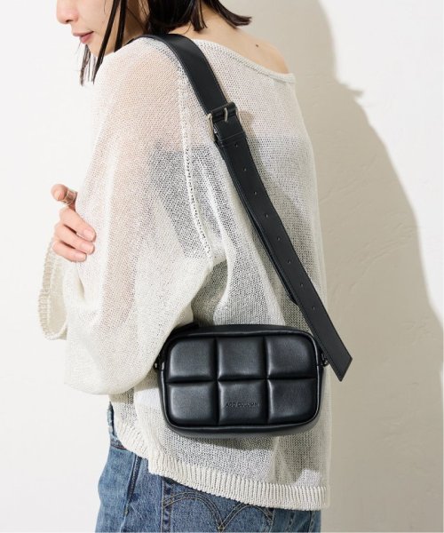 JOURNAL STANDARD(ジャーナルスタンダード)/別注【ADD CULUMN/アドカラム】PUFF－CROSSBODY BS JSSP：ショルダーバッグ/ブラック