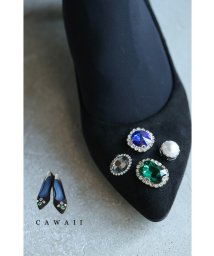 CAWAII/足元にキラリと輝く宝石ビジューパンプス/505803199