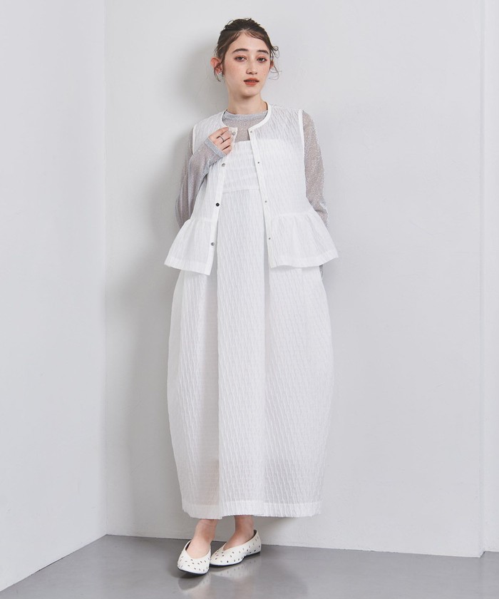 ユナイテッドアローズ♡ セットエアリージャカード コクーン キャミ