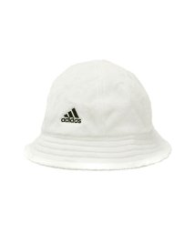 adidas(adidas)/アディダス 帽子 ハット adidas バケットハット バケハ フェイクファー 防寒 手洗い可 UVカット ADW FAKEFUR HAT 128－311205/ホワイト