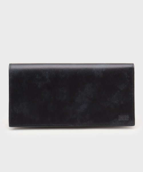 マーブルレザー 2つ折り長財布 