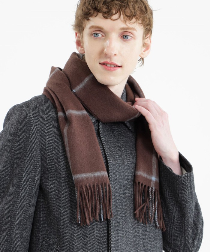 LOCALLY ウール チェック マフラー ウール チェックマフラー(マフラー・ストール・スカーフ)｜MACKINTOSH