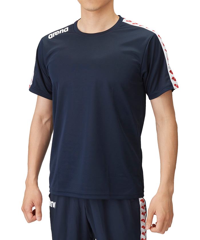 arena(ings) 【チームウェア】Tシャツ ネイビー O arena(ings) 【チームウェア】Tシャツ ネイビー O