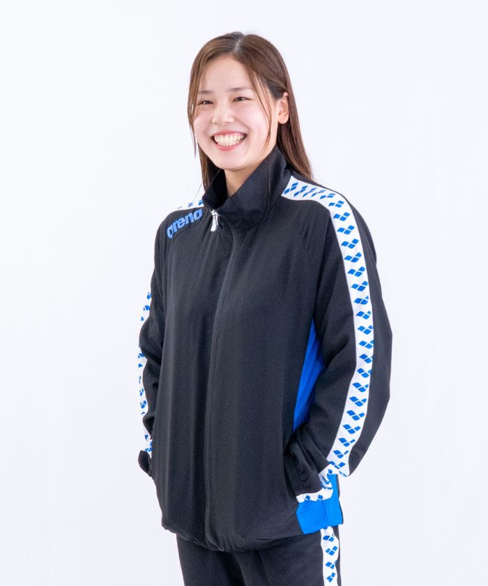 arena(ings) 【チームウェア】ジャケット フィットシルエット ブラック S arena(ings) 【チームウェア】ジャケット フィットシルエット ブラック S