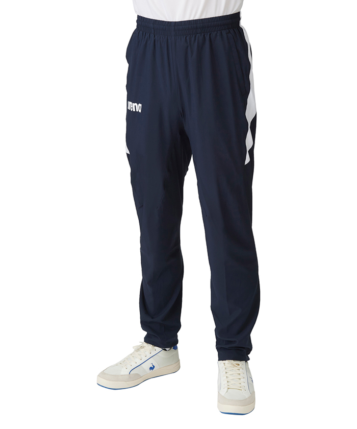 arena(ings) 【チームウェア】ロングパンツ フィットシルエット・テーパード ネイビー XO arena(ings) 【チームウェア】ロングパンツ フィットシルエット・テーパード ネイビー XO