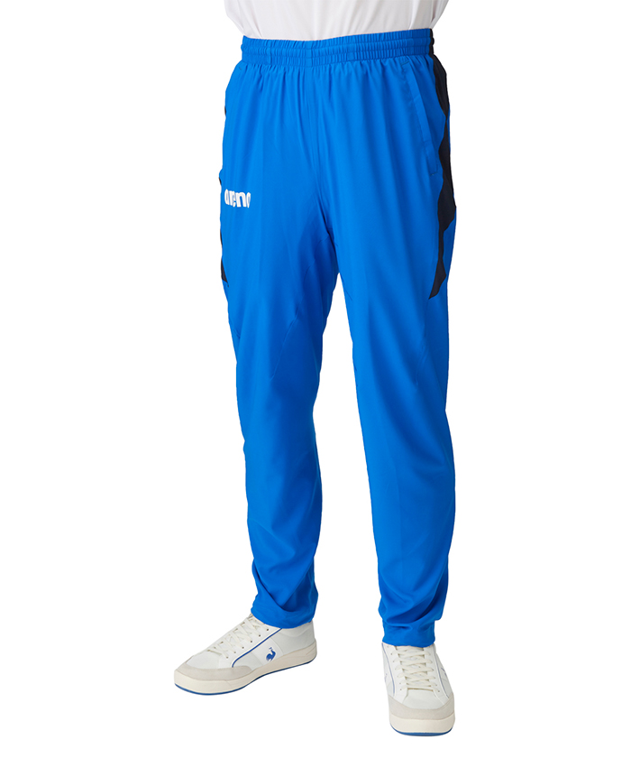 arena(ings) 【チームウェア】ロングパンツ フィットシルエット・テーパード ブルー S arena(ings) 【チームウェア】ロングパンツ フィットシルエット・テーパード ブルー S