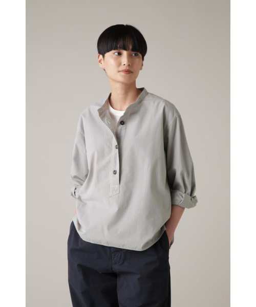 MHL.(エムエイチエル)/ORGANIC COTTON SHIRTING/MIDGREY2