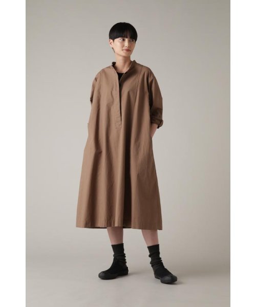 MHL.(エムエイチエル)/DRY COTTON LINEN PLAINWEAVE(オンラインストア限定)/BROWN