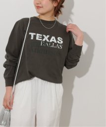 JOURNAL STANDARD relume(ジャーナルスタンダード　レリューム)/TEXASロゴロングTシャツ/ブラックA