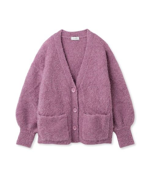 【emmi atelier】ブークレーニットカーディガン 予めご了承ください