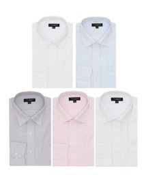 TAKA-Q/【WEB限定】形態安定 吸水速乾 スタンダードフィット 長袖 ワイシャツ 5枚 セット MIX ビジネスシャツ シャツ ノーアイロン ノンアイロン メンズ Yシ/505809045
