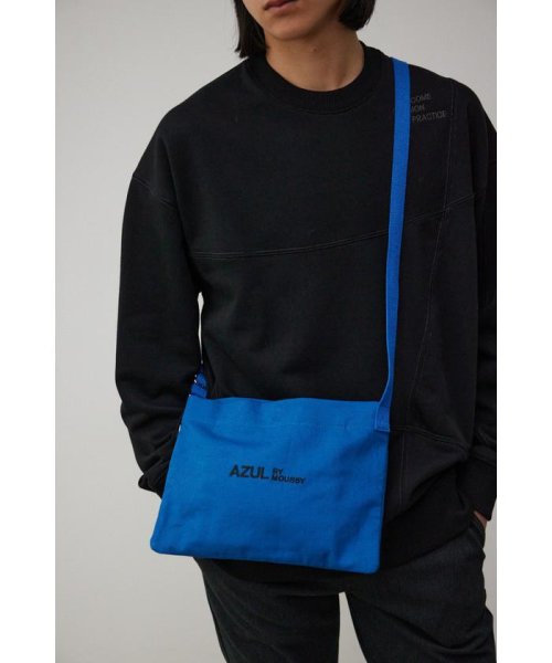 AZUL by moussy(アズールバイマウジー)/AZUL LOGO CANVAS SHOULDER BAG/BLU