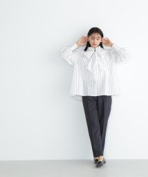 NATURAL BEAUTY BASIC/シャークスキンSETUPシリーズ テーパードパンツ　24SS/505809341