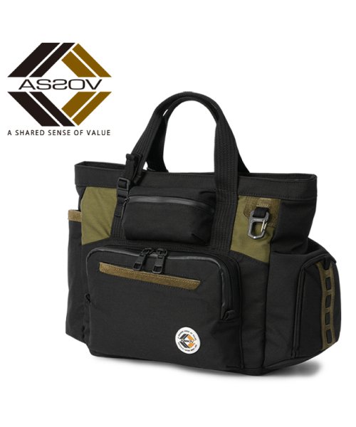 アッソブ ゴルフ トートバッグ カートバッグ カートトート ラウンドバッグ メンズ ブランド 撥水 防水 AS2OV GOLF 152300 CORDURA FINE 1000D TEX