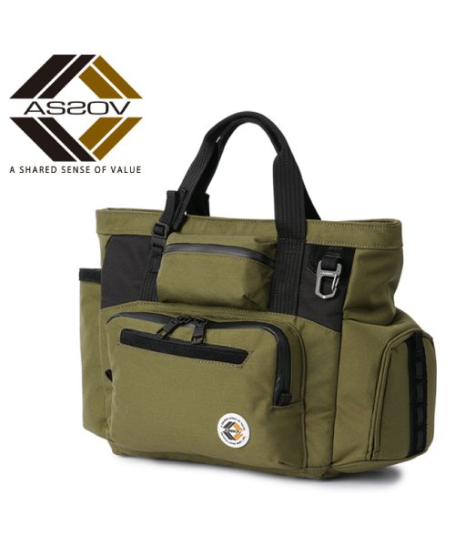 アッソブ ゴルフ トートバッグ カートバッグ カートトート ラウンドバッグ メンズ ブランド 撥水 防水 AS2OV GOLF 152300 CORDURA FINE 1000D TEX