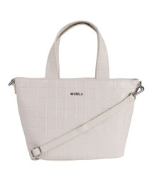 MURUA(ムルーア)/ ムルーア MURUA ショルダーバッグ バッグ トートバッグ レディース 斜め掛け 軽量 小さめ 2way mini tote bag ブラック アイボリー /アイボリー