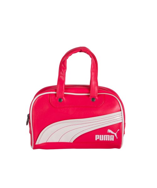 PUMA(PUMA)/ プーマ PUMA レトロ ミニ グリップ ボストンバッグ ミニ レディース 2.5L RETRO MINI GRIP BAG ブラック ホワイト ピンク 黒 /ピンク