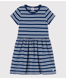 PETIT BATEAU/ボーダー半袖ワンピース/505810647