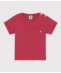 PETIT BATEAU(プチバトー)/スラブジャージ半袖Ｔシャツ/ピンク